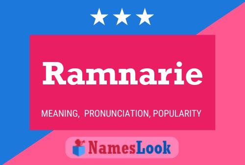 Ramnarie Name Poster