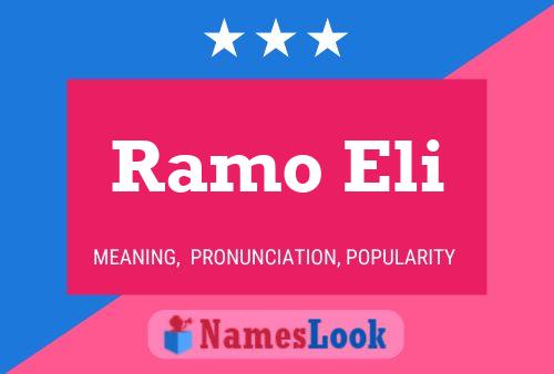 Ramo Eli Name Poster