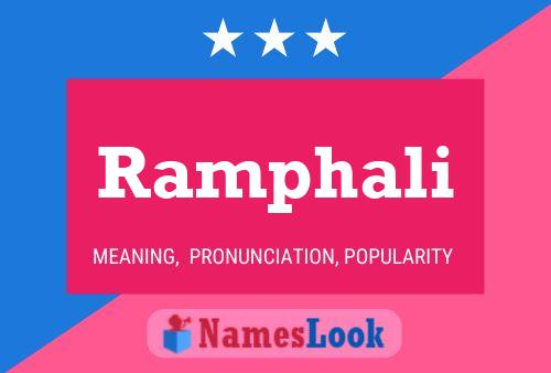 Ramphali Name Poster