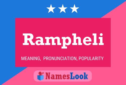 Rampheli Name Poster