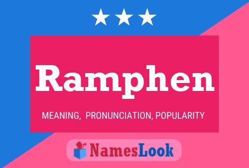 Ramphen Name Poster