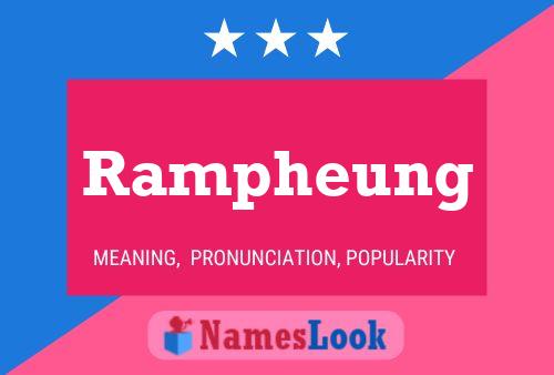 Rampheung Name Poster