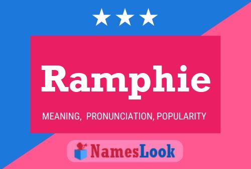 Ramphie Name Poster