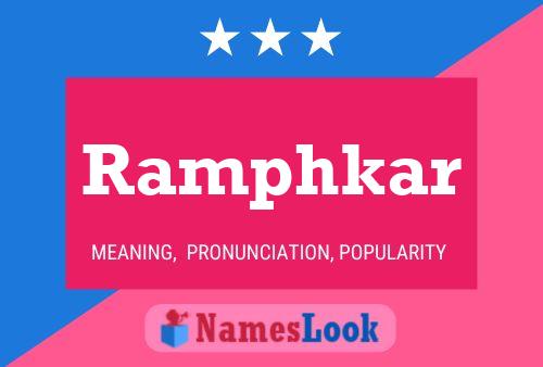 Ramphkar Name Poster