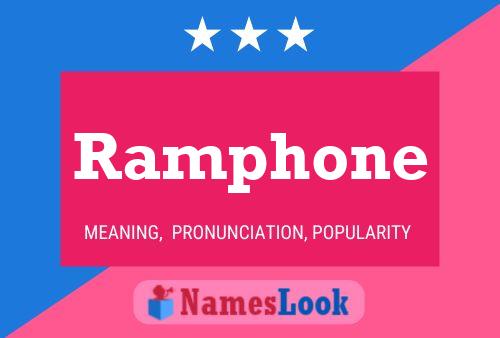 Ramphone Name Poster