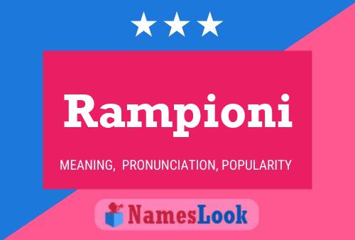 Rampioni Name Poster