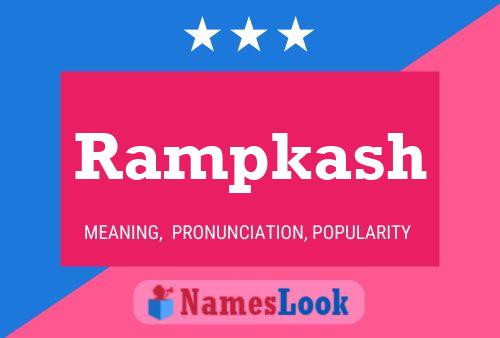 Rampkash Name Poster