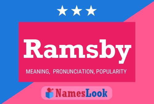 Ramsby Name Poster