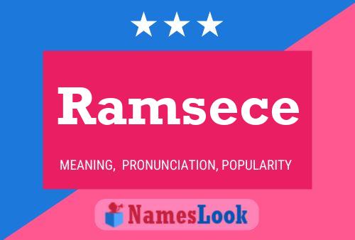 Ramsece Name Poster