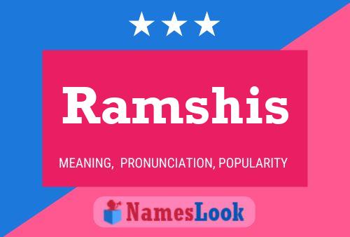 Ramshis Name Poster