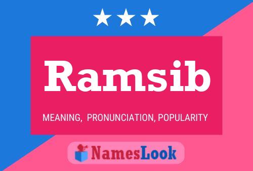 Ramsib Name Poster