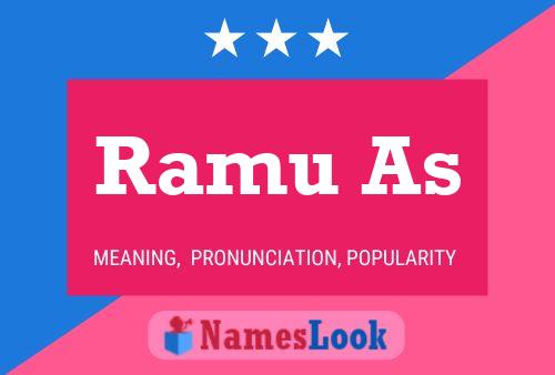 Ramu As Name Poster