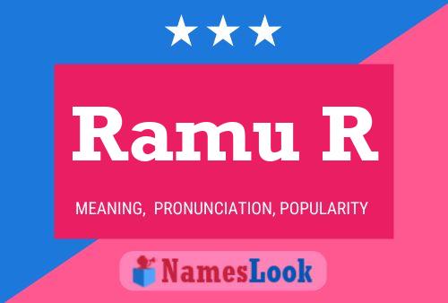 Ramu R Name Poster