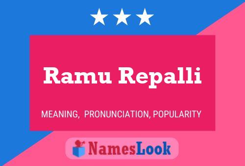 Ramu Repalli Name Poster