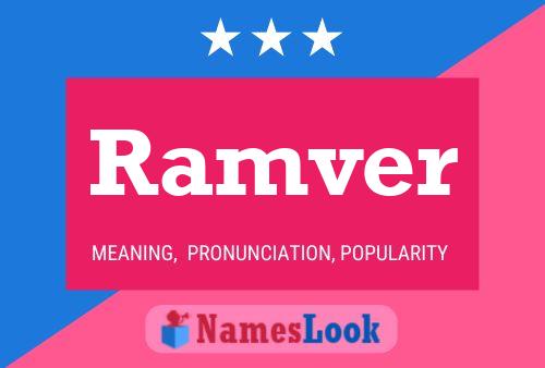 Ramver Name Poster