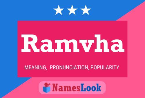 Ramvha Name Poster