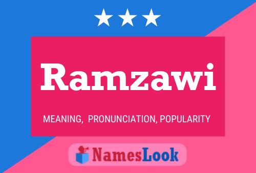 Ramzawi Name Poster