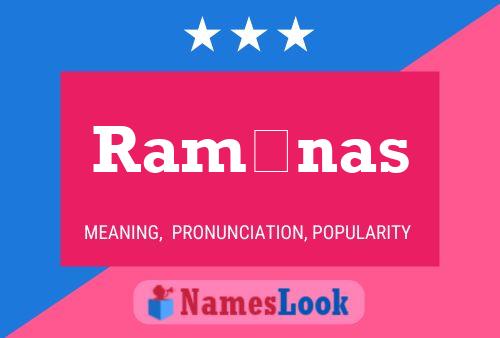 Ramūnas Name Poster