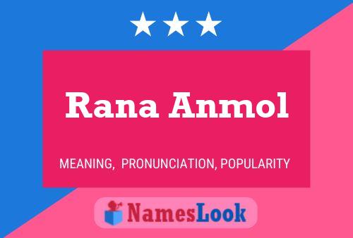 Rana Anmol Name Poster