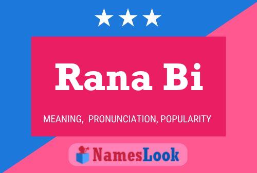 Rana Bi Name Poster