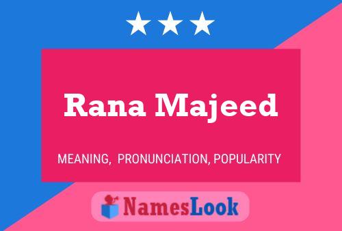 Rana Majeed Name Poster