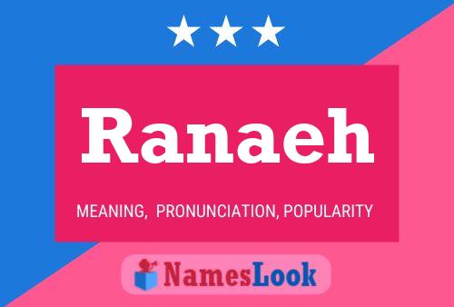 Ranaeh Name Poster