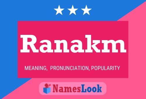 Ranakm Name Poster