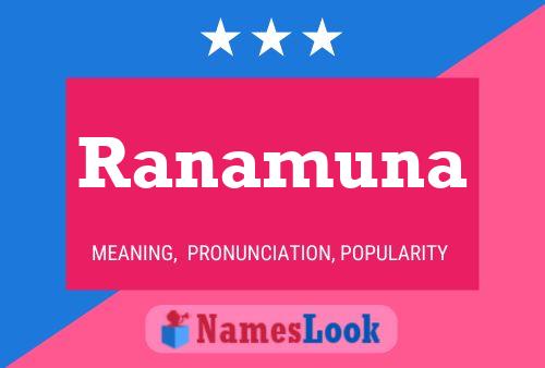 Ranamuna Name Poster