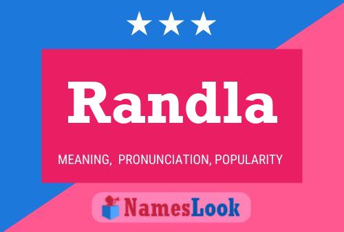 Randla Name Poster