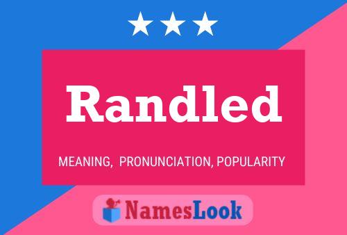 Randled Name Poster