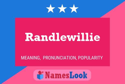 Randlewillie Name Poster