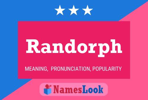 Randorph Name Poster