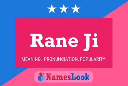 Rane Ji Name Poster