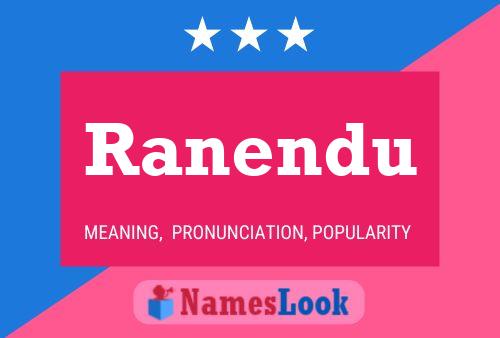 Ranendu Name Poster