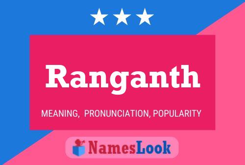 Ranganth Name Poster