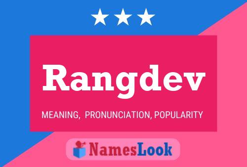 Rangdev Name Poster