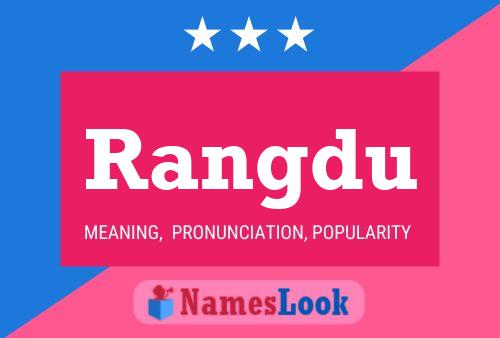 Rangdu Name Poster