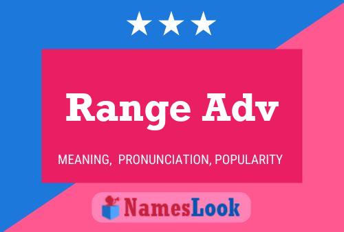 Range Adv Name Poster