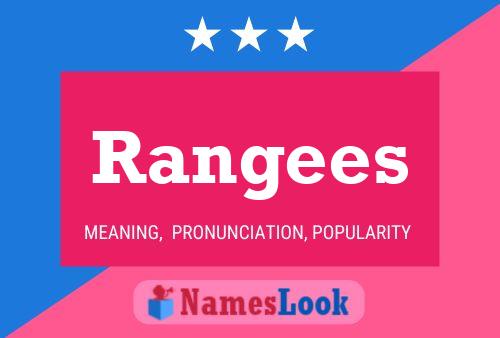 Rangees Name Poster