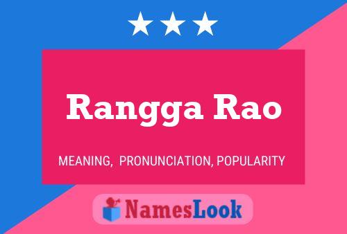 Rangga Rao Name Poster