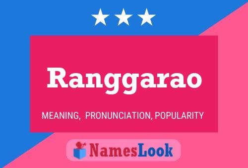 Ranggarao Name Poster