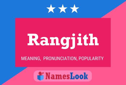 Rangjith Name Poster