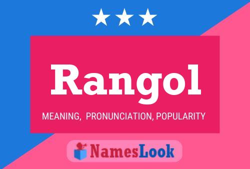 Rangol Name Poster