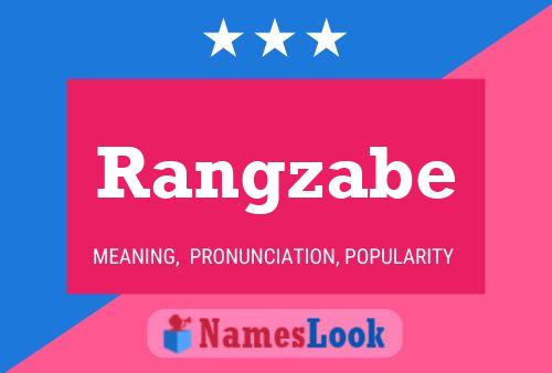 Rangzabe Name Poster