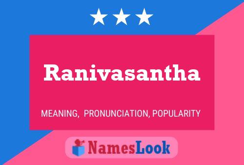 Ranivasantha Name Poster