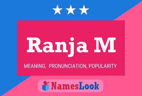 Ranja M Name Poster