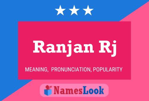 Ranjan Rj Name Poster