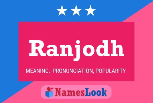 Ranjodh Name Poster