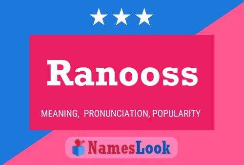 Ranooss Name Poster