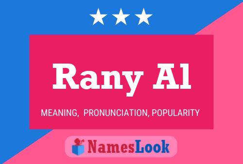 Rany Al Name Poster